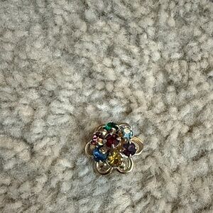 Colorful Floral Brooch